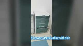 کابینت دندانپزشکی 5 کشو با سینی کناری