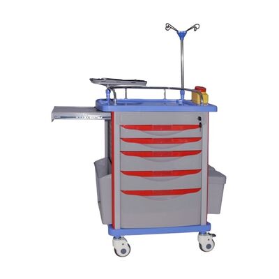 Guangzhou Cheap Hospital Emergency Trolley Equipment Resuscitation Trolley Pediatric Medical Crash Cart Price