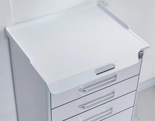 5 Drawers Dental Cabinet With Side Tray