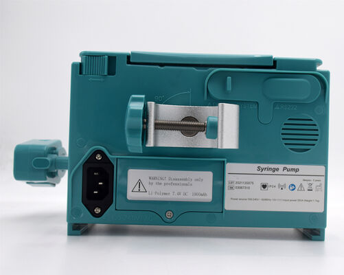 High Precision Portable Medical Syringe Infusion Pump Auto Syringe Recognition Stackable Clinical Infusion Equipment with Audio Visual Alarm