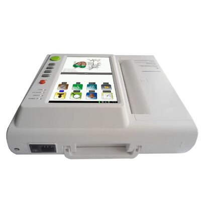 Portable 12 Channel ECG Machine with 10.2 Inch Touchscreen Electrocardiograph for Clinical Cardiac Assessment
