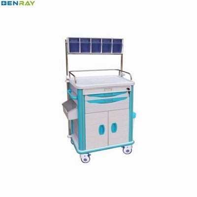 ریل محافظ فولاد ضد زنگ ABS Trolley بیهوشی 625 X 475 X 920mm